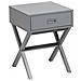 Tavolino Da Caffè Con Cassetto, Grigio - Monroe - Foto miniatura 17