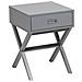 Tavolino Da Caffè Con Cassetto, Grigio - Monroe - Foto miniatura 25
