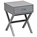 Tavolino Da Caffè Con Cassetto, Grigio - Monroe - Foto miniatura 20