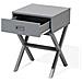 Tavolino Da Caffè Con Cassetto, Grigio - Monroe - Foto miniatura 19