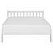 Letto A Doghe In Legno Colore Bianco 140 X 200 Cm Florac - Foto miniatura 3
