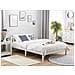 Letto A Doghe In Legno Colore Bianco 140 X 200 Cm Florac - Foto miniatura 10