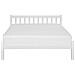 Letto A Doghe In Legno Colore Bianco 140 X 200 Cm Florac - Foto miniatura 6