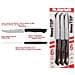 Marietti - Marob 6 Coltelli Tavola Top Con Seghetto 11 Cm Manico In Nylon Lama In Acciaio Inox 100% Made In Italy - Bistecca Marrone - Foto miniatura 2