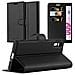 Custodia Compatibile Con Sony Xperia Xz / Xzs In Nero Carbone - Coperchio Protettiva Con Chiusura Magnetica, Funzione Stand E Tasca Per Le Carte - Foto miniatura 1