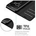 Custodia Compatibile Con Sony Xperia Xz / Xzs In Nero Carbone - Coperchio Protettiva Con Chiusura Magnetica, Funzione Stand E Tasca Per Le Carte - Foto miniatura 3