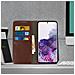 Custodia Samsung Galaxy S20pelle Portafoglio Funzione Stand - Marrone - Foto miniatura 5