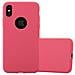 Custodia Compatibile Con Apple Iphone X / Xs In Candy Rosso - Coperchio Protettivo In Silicone Tpu Flessibile - Foto miniatura 5
