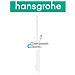 Asta Doccia Hans Unica S Puro 65 Cm Con Flessibile Doccia Bianco Opaco | 28632700 - Foto miniatura 1