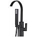 Miscelatore Per Vasca Da Bagno Freestanding Nero Ribbon - Foto miniatura 2