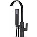 Miscelatore Per Vasca Da Bagno Freestanding Nero Ribbon - Foto miniatura 7