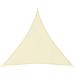 Parasole a Vela Oxford Triangolare 3x3x3 m Crema - Foto miniatura 1
