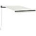 Tenda Da Sole Retrattile Manuale 300x250 Cm Crema - Foto miniatura 1
