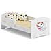 Luk 140x70 Letto Per Bambino Con Ringhiera + Materasso E Giroletto Cat - Foto miniatura 1