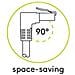 Cavo Patch 51513 Cat 6, U / utp, Nero, 0,25 M - Foto miniatura 2