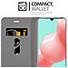 Custodia Compatibile Con Samsung Galaxy A41 In Grigio Chiaro Marrone - Coperchio Protettiva Con Chiusura Magnetica, Funzione Stand E Tasca Per Le Carte - Foto miniatura 3