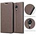 Cadorabo Custodia Compatibile Con Meizu Mx5 In Bruno Caffè - Coperchio Protettiva Con Chiusura Magnetica, Funzione Stand E Tasca Per Le Carte - Foto miniatura 5