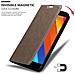Cadorabo Custodia Compatibile Con Meizu Mx5 In Bruno Caffè - Coperchio Protettiva Con Chiusura Magnetica, Funzione Stand E Tasca Per Le Carte - Foto miniatura 6