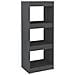 Libreria / divisorio Grigio 40x30x103,5 Cm Legno Massello Di Pino - Foto miniatura 2