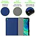 Custodia Per Tablet Compatibile Con Huawei Matepad Pro (10.8 Zoll) In Blu Scuro Jersey - Coperchio Protettiva Ultra Sottile Con Funzione Auto Wake Up E Stand - Foto miniatura 4