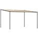 Gazebo Beige 4x4 M 180 G /m Tessuto E Acciaio - Foto miniatura 2