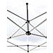Gazebo Chiudibile Telescopico In Alluminio Professionale Con Telo In Pvc Mt3x4,5 Cora2 - Foto miniatura 2