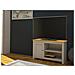Emerald Porta Tv Ad 1 Anta In Mdf Rovere E Panna - Foto miniatura 4