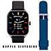 Smartwatch SWT-STC004 Bluetooth Cassa Silver 42 mm in Alluminio con Doppio Cinturino Nero e Blu - Foto miniatura 5