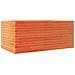 Fioriera Giardino Marrone Cera 110x60x46 Cm Legno Massello Pino - Foto miniatura 2