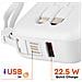 Batteria Esterna 10000mah + Cavi Lightning E Usb-c Compatta, Bianco - Foto miniatura 3