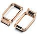Cornice In Metallo Per Xiaomi Band 9 Active/redmi Band 3 (18mm) Pinkgold - Foto miniatura 1