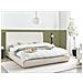 Letto Contenitore Tessuto Campagne 180 X 200 Cm Beige Chiaro - Foto miniatura 1