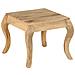 Tavolino Da Salotto In Legno Massello Di Mango 45x45x40cm - Foto miniatura 2