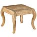 Tavolino Da Salotto In Legno Massello Di Mango 45x45x40cm - Foto miniatura 7