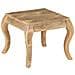 Tavolino Da Salotto In Legno Massello Di Mango 45x45x40cm - Foto miniatura 8