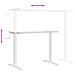 Telaio Scrivania In Piedi Bianco (94-135) x60x (70-114) cm Acciaio - Foto miniatura 7