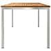 Tavolo da pranzo da esterno 180x90x75 cm in legno massello di teak - Foto miniatura 6