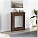 Cornice per Camino Rovere Marrone 75x20x87,5 cm in Truciolato - Foto miniatura 3