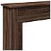 Cornice per Camino Rovere Marrone 75x20x87,5 cm in Truciolato - Foto miniatura 7