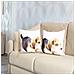 Set Di 2 Copricuscini 40x40 Cm Beagle Dog Design - Foto miniatura 4