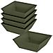 Vaso a Ciotola da Giardino 5 pcs Oliver verde 50 x 50 x 15 cm - Foto miniatura 1