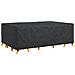 Copertura per mobili da esterno Nero 300 x 200 x 90 cm 600D - Foto miniatura 3
