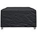 Copertura per mobili da esterno Nero 300 x 200 x 90 cm 600D - Foto miniatura 5