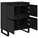 Sideboards 2 pcs Rovere nero 120 x 35 x 70 cm Legno multistrato - Foto miniatura 6