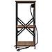 Armadio da Notte con lo scaffale Rovere marrone 41 x 31 x 76 cm - Foto miniatura 6