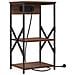 Armadio da Notte con lo scaffale Rovere marrone 41 x 31 x 76 cm - Foto miniatura 7