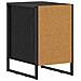 Comodino 2 pcs Rovere Nero 39,5 x 30 x 50 cm Legno multistrato - Foto miniatura 9