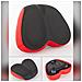Sella Bici Ergonomica In Gel Comfort - Sollievo Dalla Pressione E Assorbimento Degli Urti Red - Foto miniatura 6