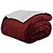 Coperta Rosso Bordeaux 220 x 240 cm Panno - Foto miniatura 1