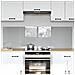 Rivestimento da Cucina 2 pcs Grigio chiaro 80 x 50 cm - Foto miniatura 2